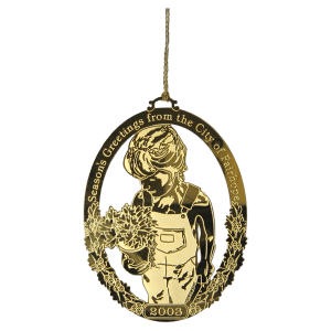 Brass Ornament Finished in Gold