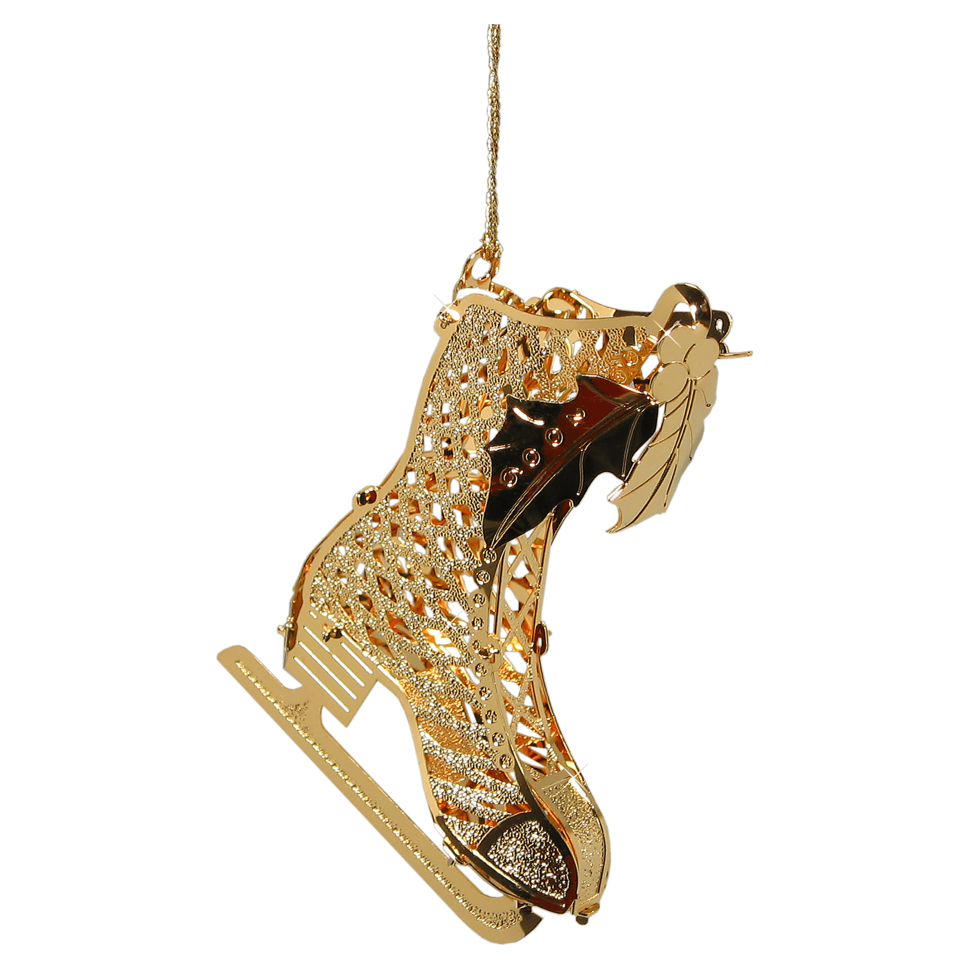 3D Gold Plated Brass Ornament (2)