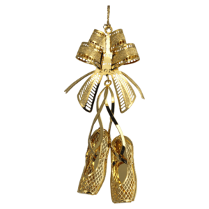 3D Gold Plated Brass Ornament