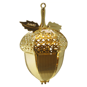 3D Gold Plated Brass Ornament