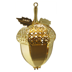 3D Gold Plated Brass Ornament