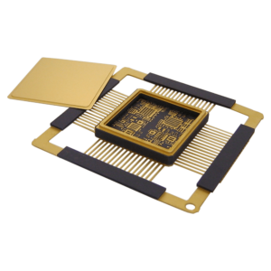 Kovar Step Lid for Microelectronic QFP with Weld Frame