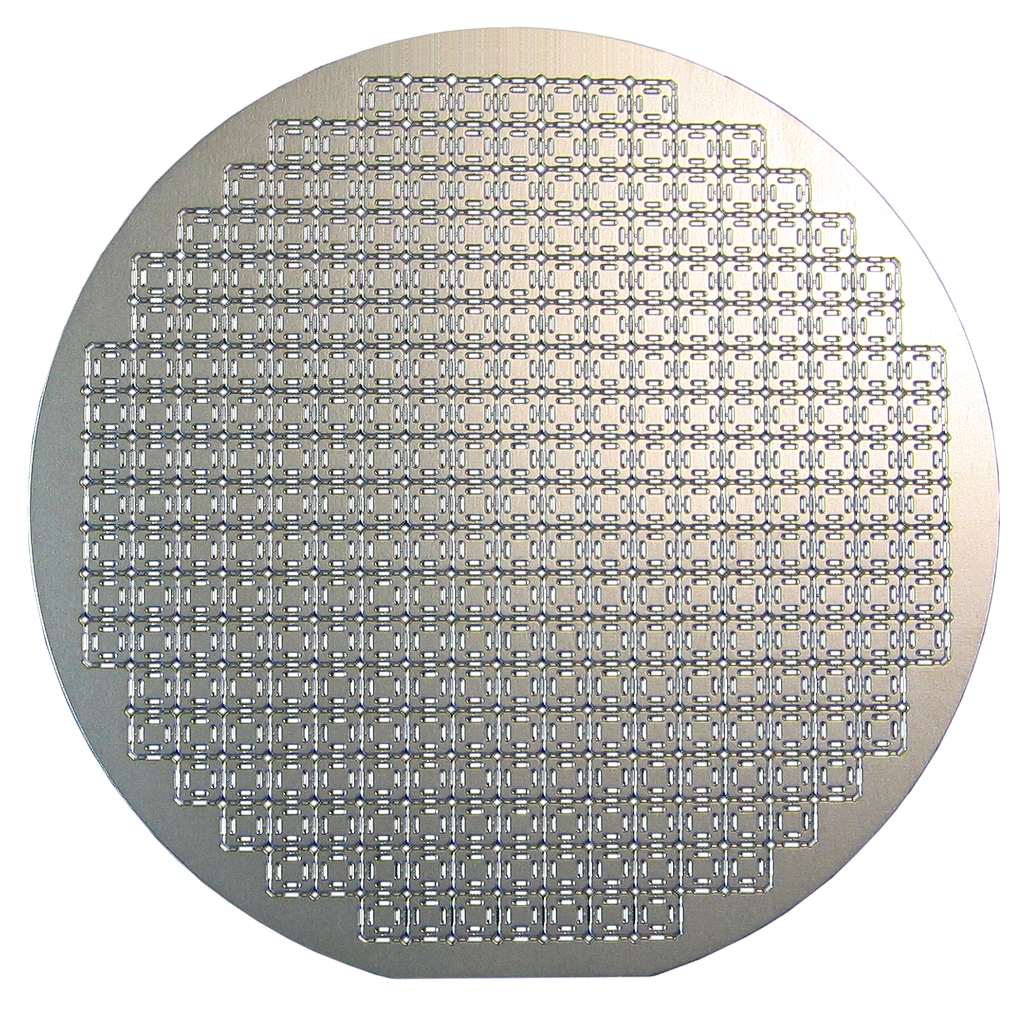 Stainless Steel Etched Wafer Substrate