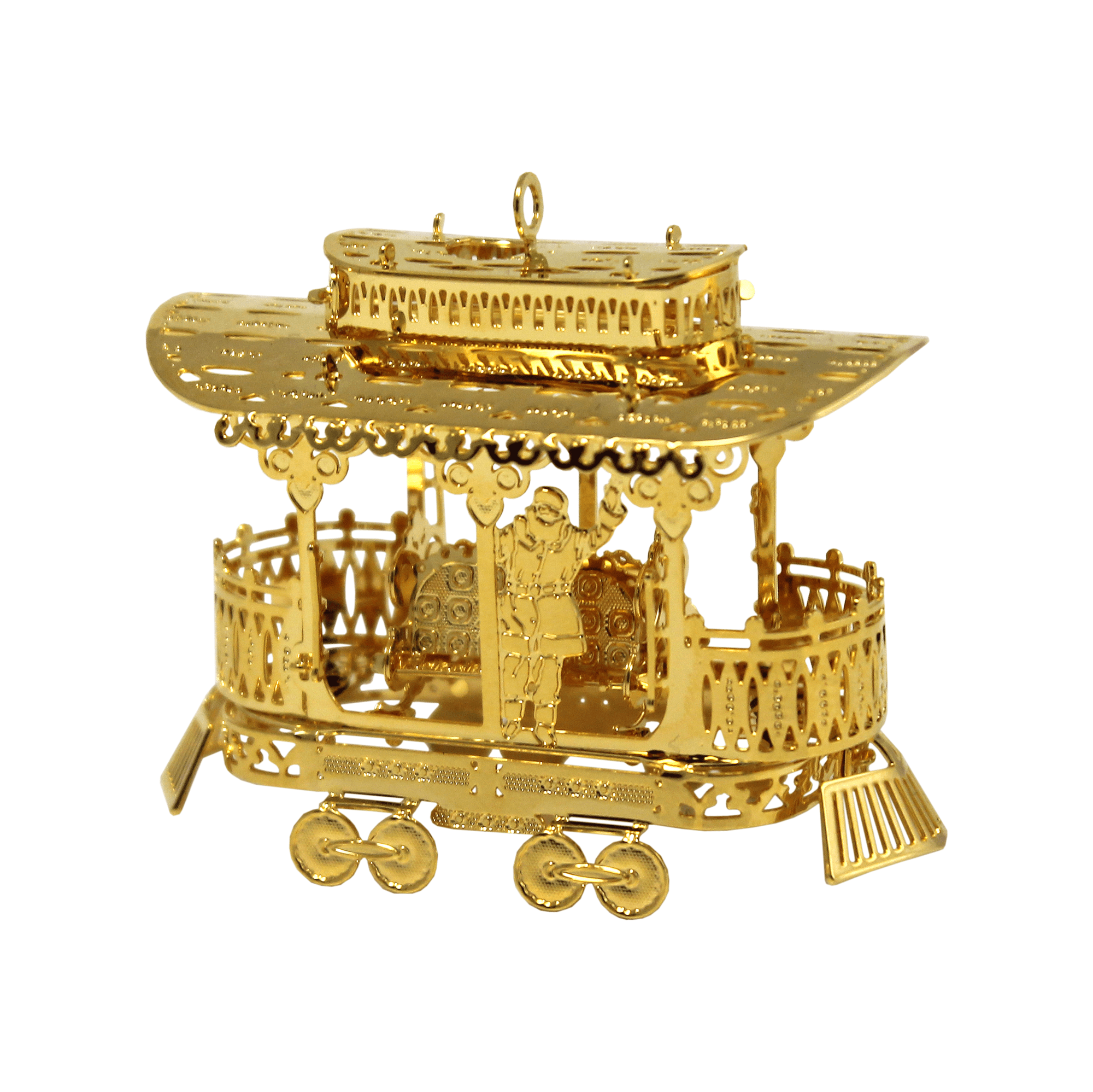 3D Brass Ornament Plated in 24K Gold